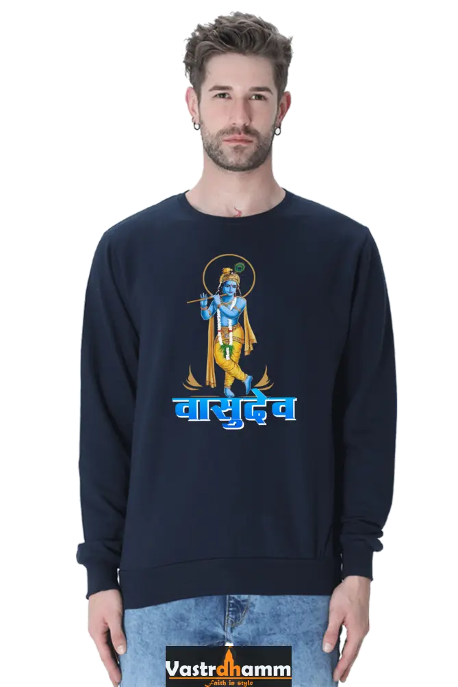 Shree Krishan Kaliya Mardan Sweatshirt T-Shirts for Men Vastrdhamm