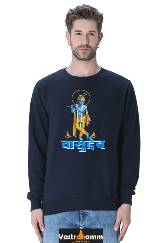 Shree Krishan Kaliya Mardan Sweatshirt T-Shirts for Men Vastrdhamm