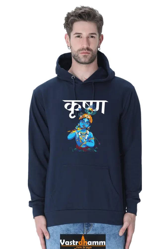 Shree Krishan Kurukshetra Warrior Hoodie Sweatshirt T-Shirts for Men Vastrdhamm