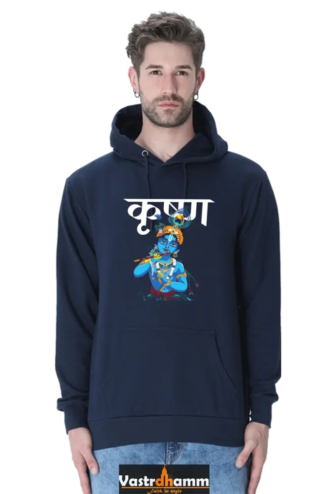 Shree Krishan Kurukshetra Warrior Hoodie Sweatshirt T-Shirts for Men Vastrdhamm