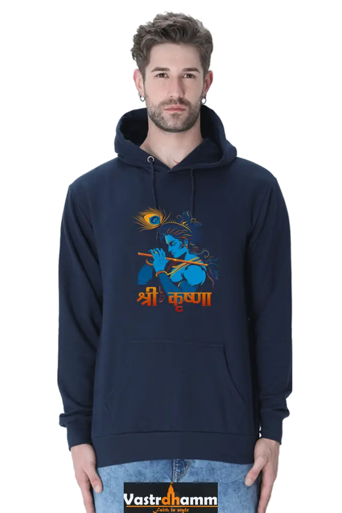 Shree Krishan Murlidhar Hoodie Sweatshirt T-Shirts for Men Vastrdhamm