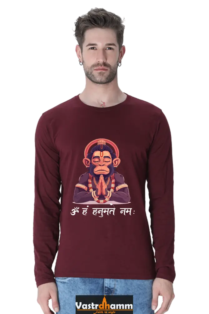 Spirit Hanuman Ji Round Neck Full Sleeve Vastrdhamm