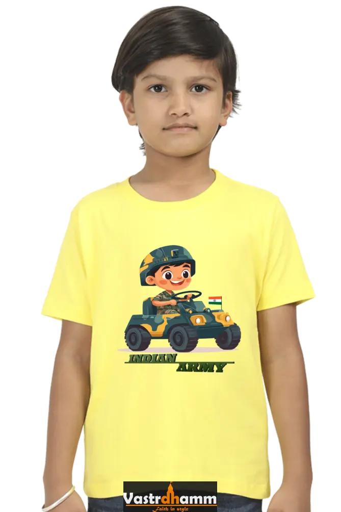 Unity in Diversity Round Neck Half Sleeve Classic T-Shirts for Boys Vastrdhamm