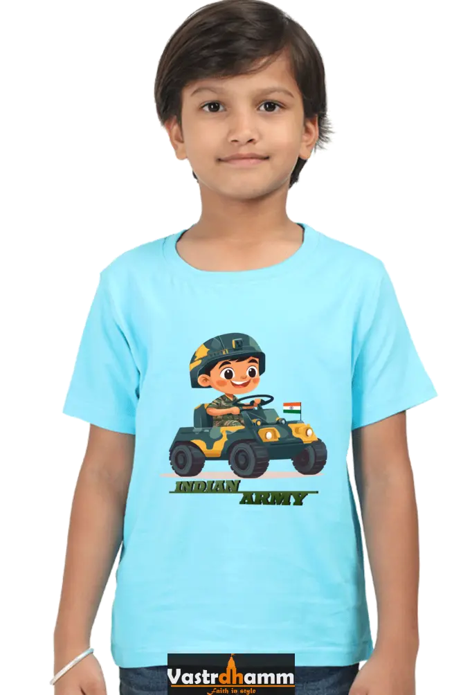 Unity in Diversity Round Neck Half Sleeve Classic T-Shirts for Boys Vastrdhamm