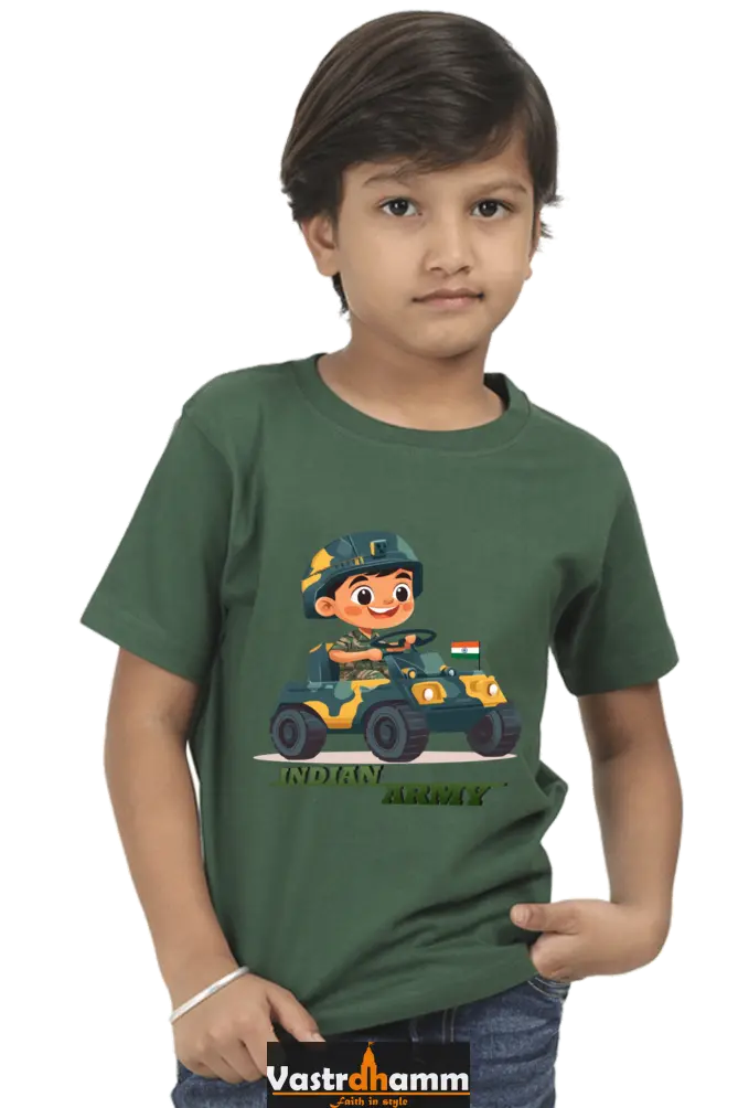 Unity in Diversity Round Neck Half Sleeve Classic T-Shirts for Boys Vastrdhamm