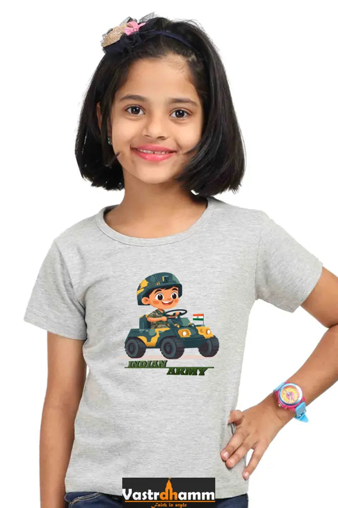 Unity in Diversity Round Neck Half Sleeve Classic T-Shirts for Girls Vastrdhamm
