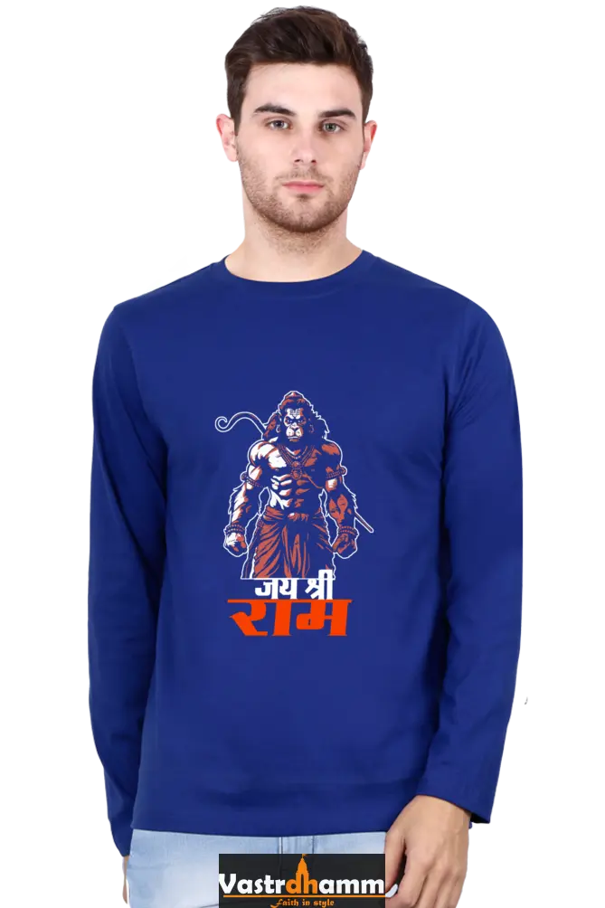 Venerable Hanuman Ji Round Neck Full Sleeve Vastrdhamm