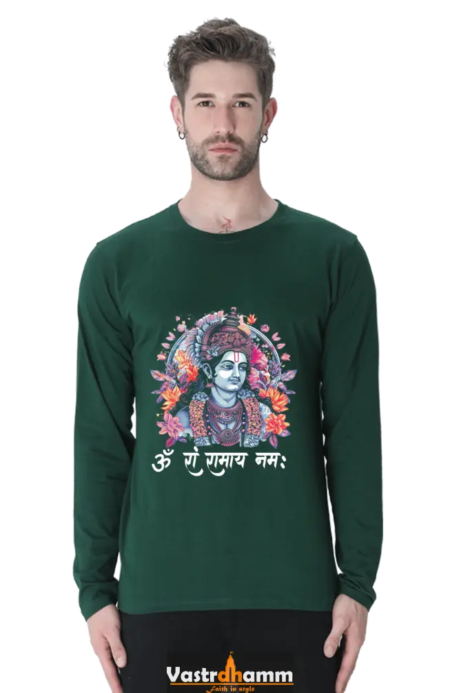 Victorious Ram JiRound Neck Full Sleeve T-Shirt For Men Vastrdhamm