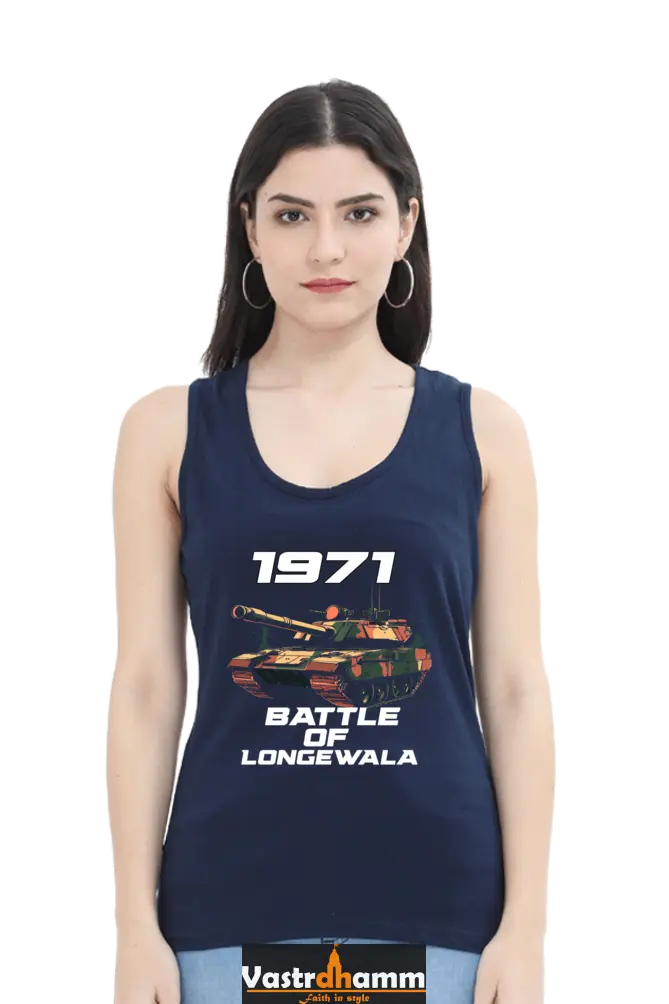 Victory at Longewala Tank Top T-Shirts for Women Vastrdhamm