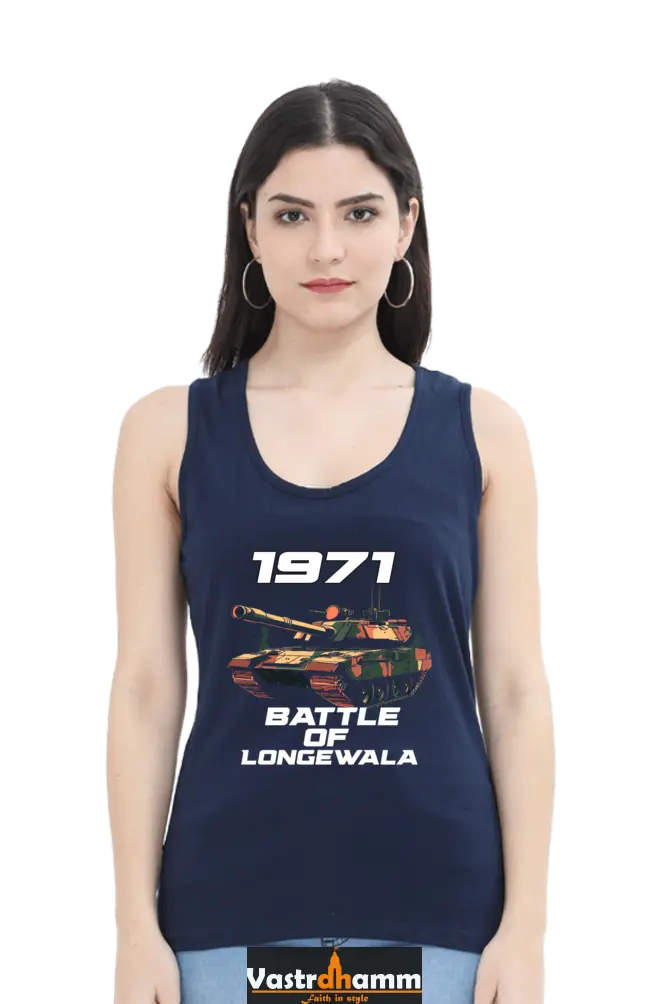 Victory at Longewala Tank Top T-Shirts for Women Vastrdhamm