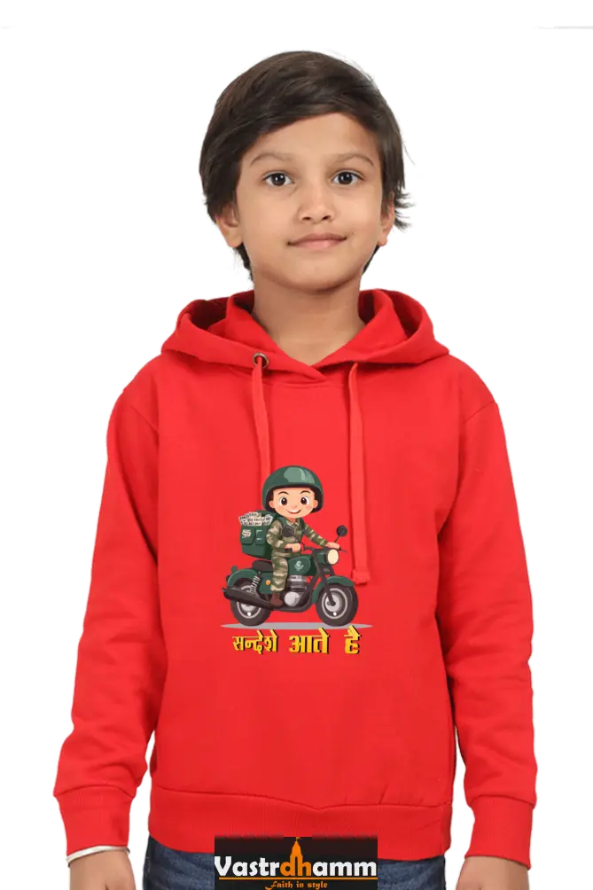 Young Patriot Hoodie Sweatshirt T-Shirt for Boys Vastrdhamm