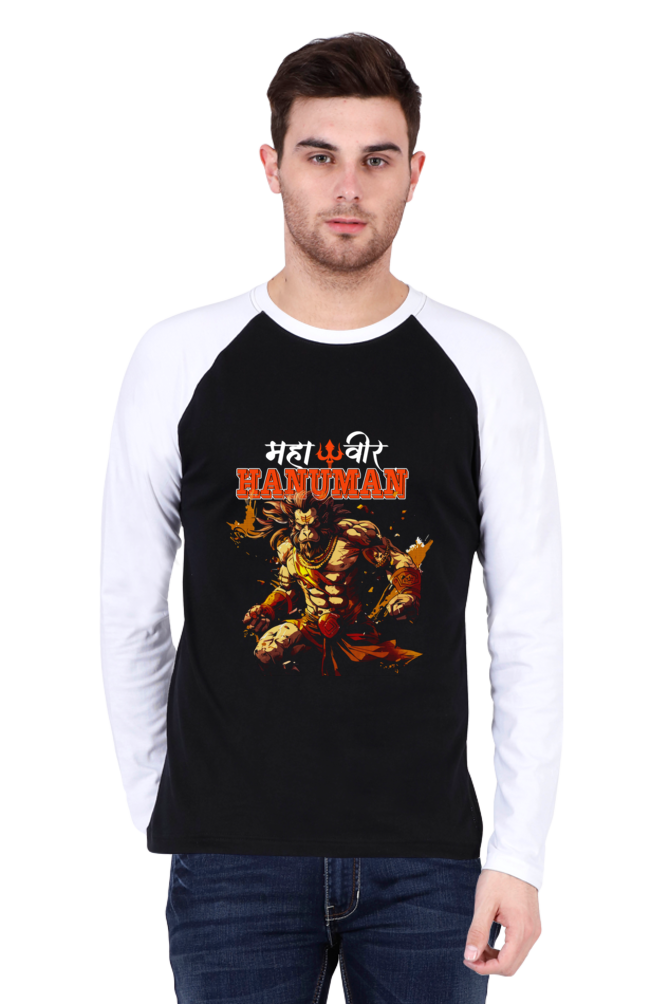 Hanuman Ji Raglan Full Sleeve T-Shirts for Men Collections