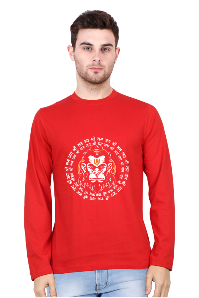 Triumphant Hanuman Ji Round Neck Full Sleeve Vastrdhamm