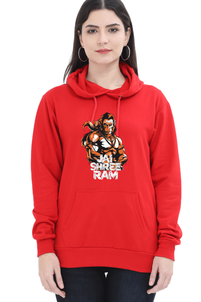 Hanuman Jai Shree RamHoodie Sweatshirt T-Shirts for Women Vastrdhamm