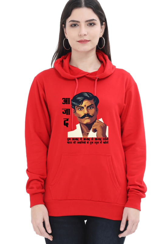 Chandra Shekhar Azad SpiritHoodie Sweatshirt T-Shirts for Women Vastrdhamm