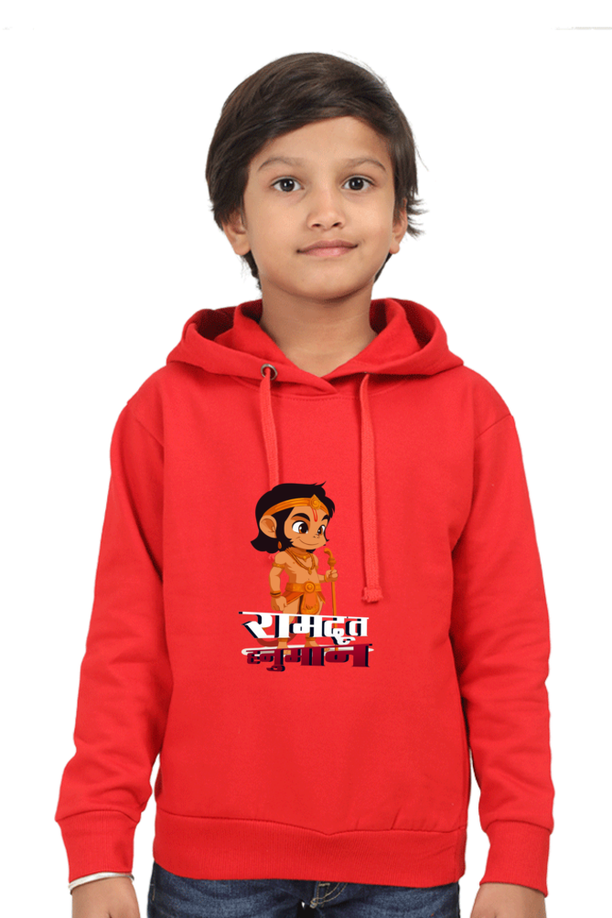 Hanuman Devotion Hoodie Sweatshirt  T-Shirts for Boy Vastrdhamm