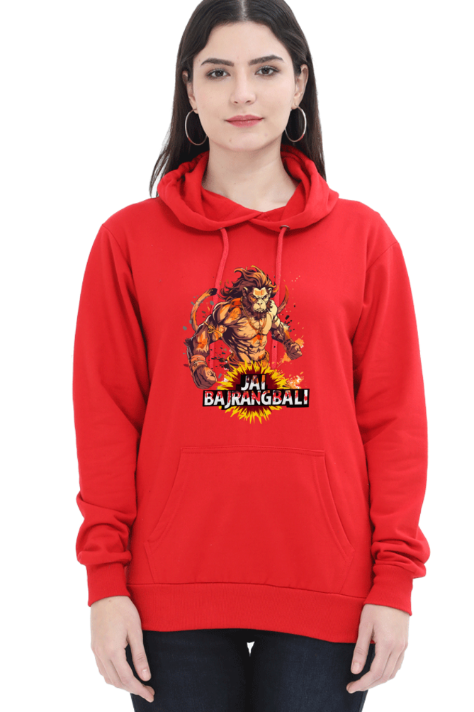 Hanuman DevoteeHoodie Sweatshirt T-Shirts for Women Vastrdhamm