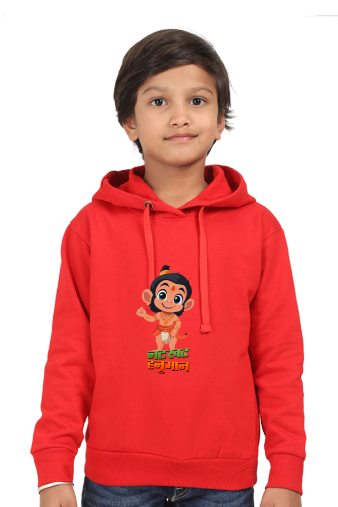 Hanuman Bhakti Hoodie Sweatshirt  T-Shirts for Boy Vastrdhamm