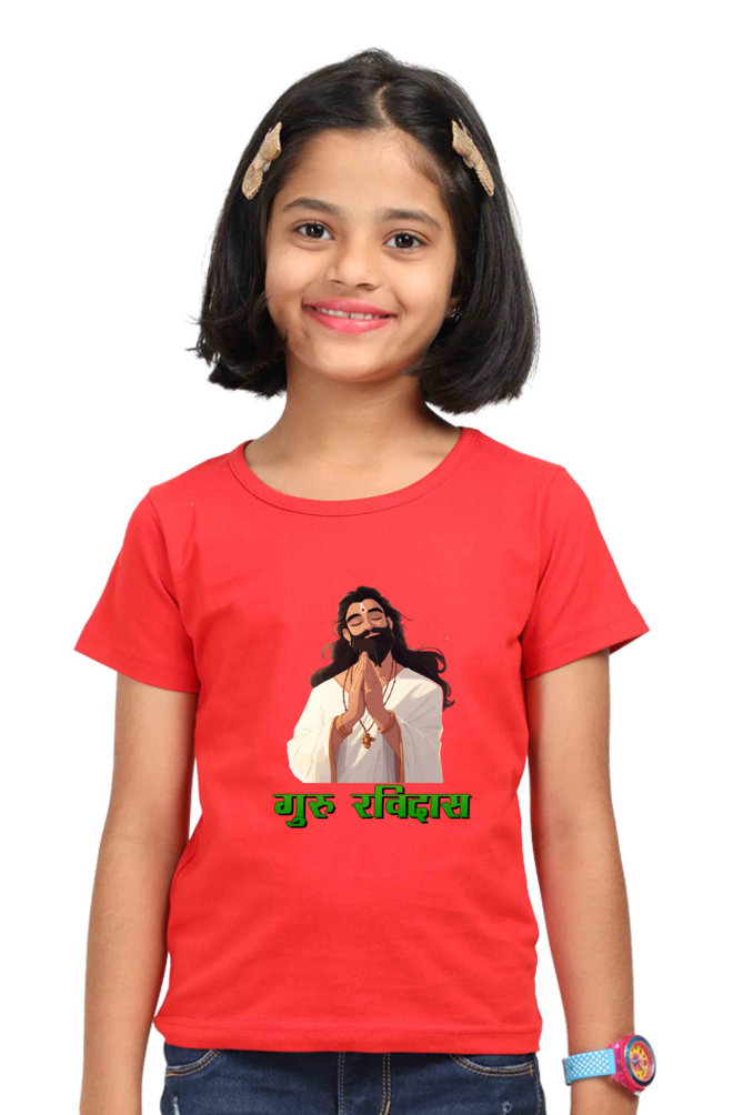 Ravidas Legacy Round Neck Half Sleeve Classic T-Shirts for Girl Vastrdhamm