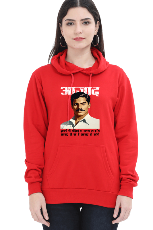 Chandra Shekhar Azad CourageHoodie Sweatshirt T-Shirts for Women Vastrdhamm