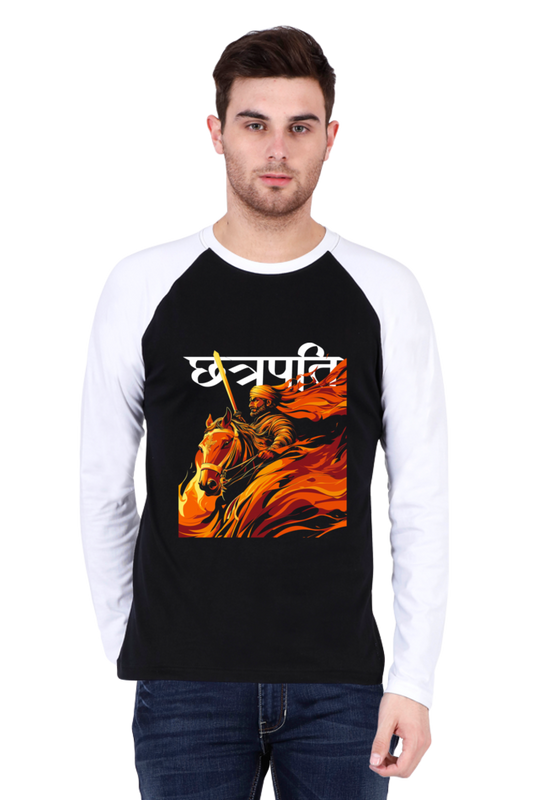 Shivaji Maharaj Legacy Raglan Full Sleeve T-Shirts for Men Vastrdhamm