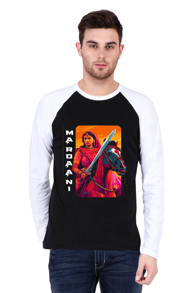 Lakshmi Bai Warrior Spirit Raglan Full Sleeve T-Shirts for Men Vastrdhamm