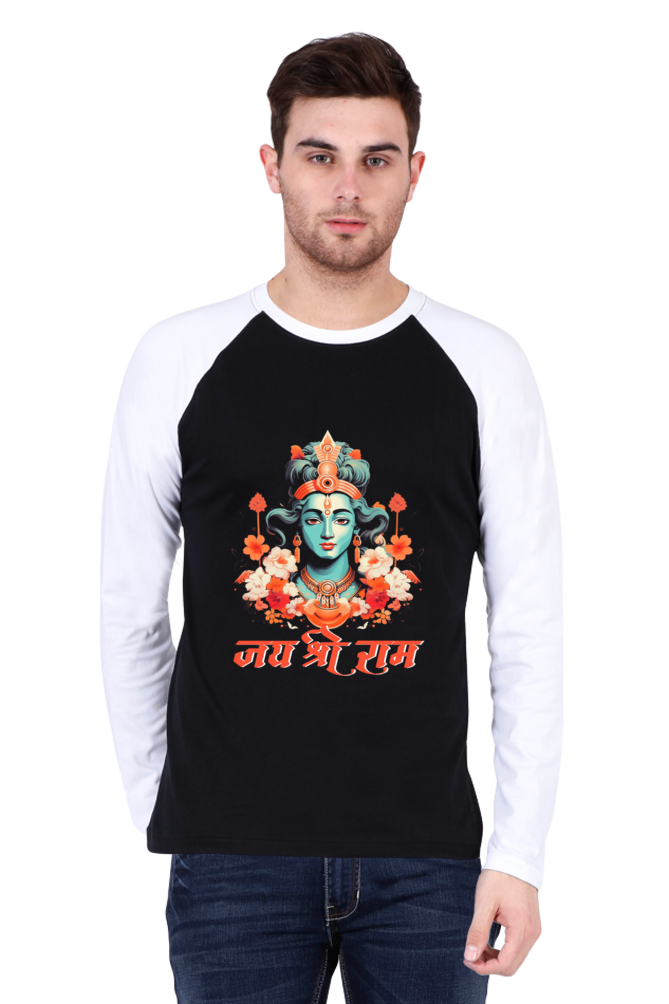 Ram Ji Vanvasi Raglan Full Sleeve T-Shirts for Men Vastrdhamm