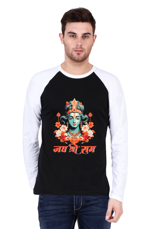 Ram Ji Vanvasi Raglan Full Sleeve T-Shirts for Men Vastrdhamm