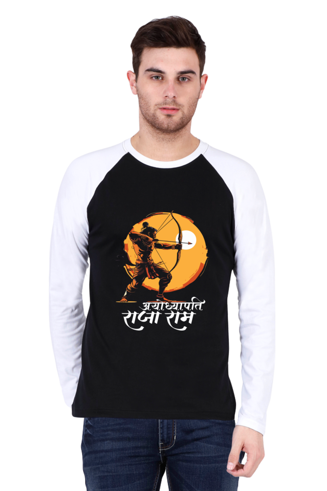 Ram Ji Sita Ram Raglan Full Sleeve T-Shirts for Men Vastrdhamm