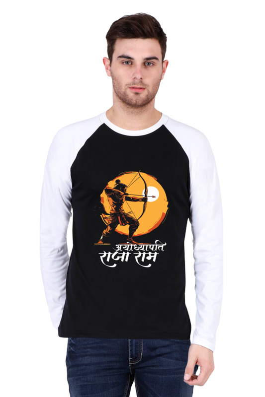 Ram Ji Sita Ram Raglan Full Sleeve T-Shirts for Men Vastrdhamm