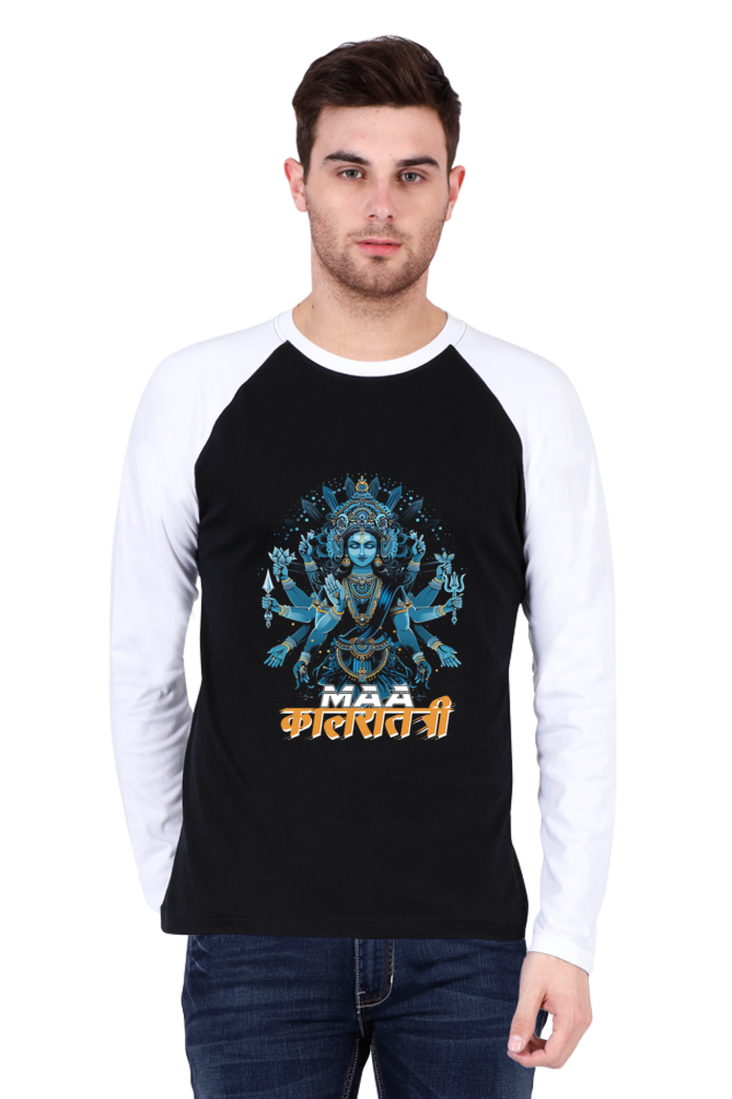 Durga Shakti Raglan Full Sleeve T-Shirts for Men Vastrdhamm