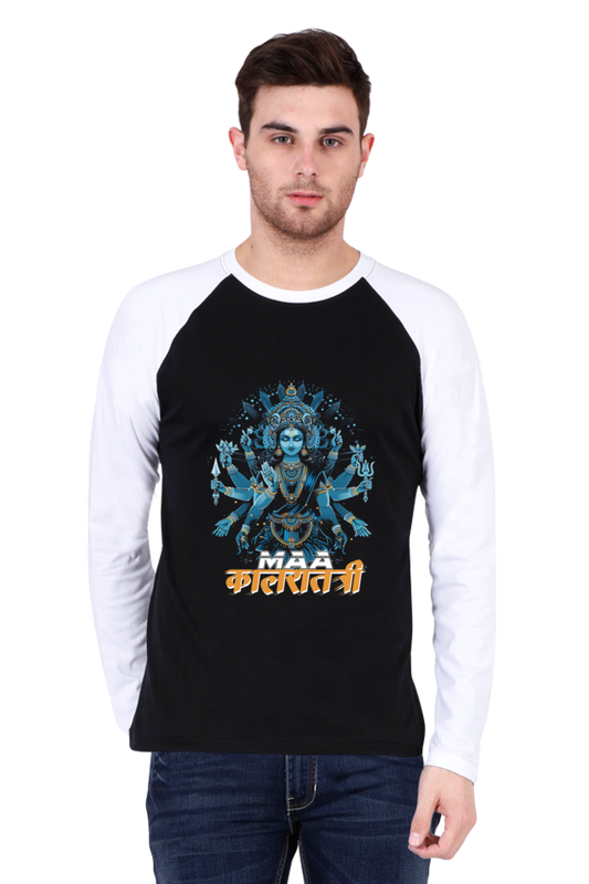 Durga Shakti Raglan Full Sleeve T-Shirts for Men Vastrdhamm