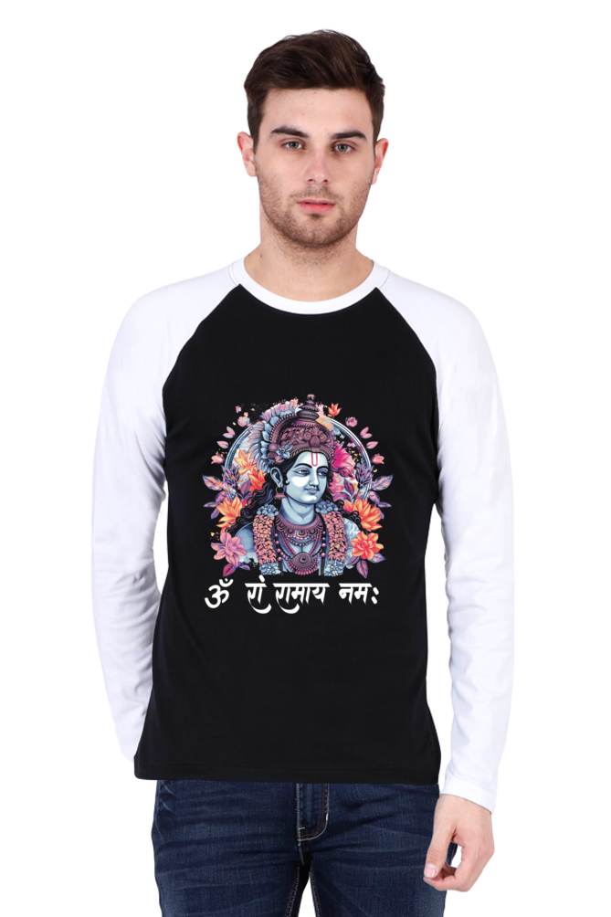 Ram Ji Righteous Path Raglan Full Sleeve T-Shirts for Men Vastrdhamm