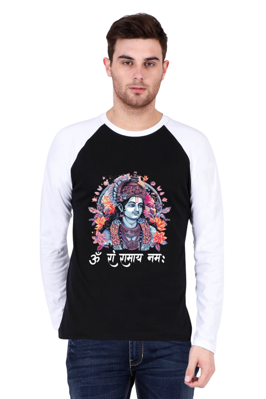 Ram Ji Righteous Path Raglan Full Sleeve T-Shirts for Men Vastrdhamm