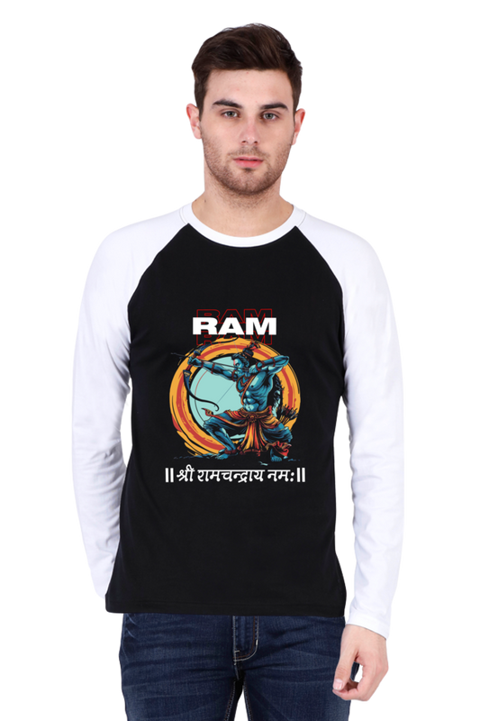 Ram Ji Victory Raglan Full Sleeve T-Shirts for Men Vastrdhamm