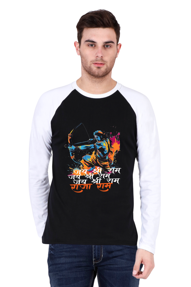 Ram Ji Sita Ram Raglan Full Sleeve T-Shirts for Men Vastrdhamm