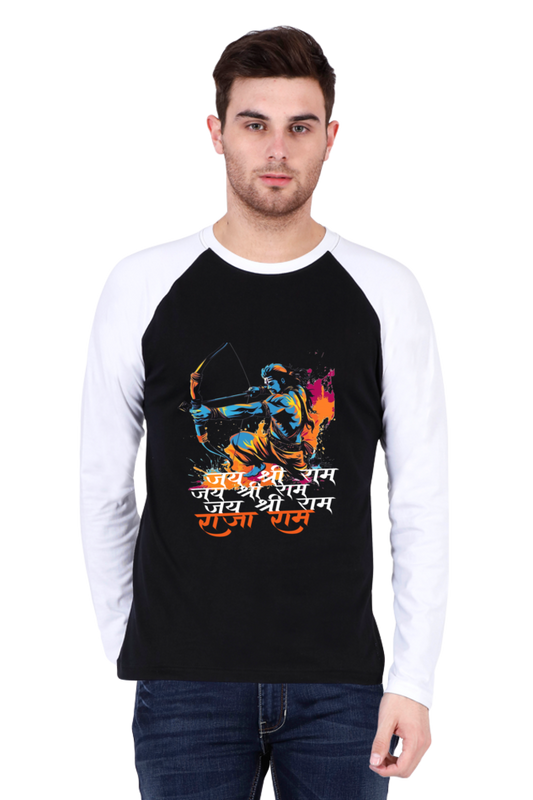 Ram Ji Sita Ram Raglan Full Sleeve T-Shirts for Men Vastrdhamm