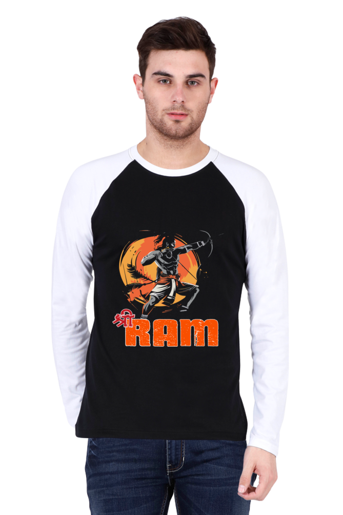 Ram Ji Ayodhya Pride Raglan Full Sleeve T-Shirts for Men Vastrdhamm