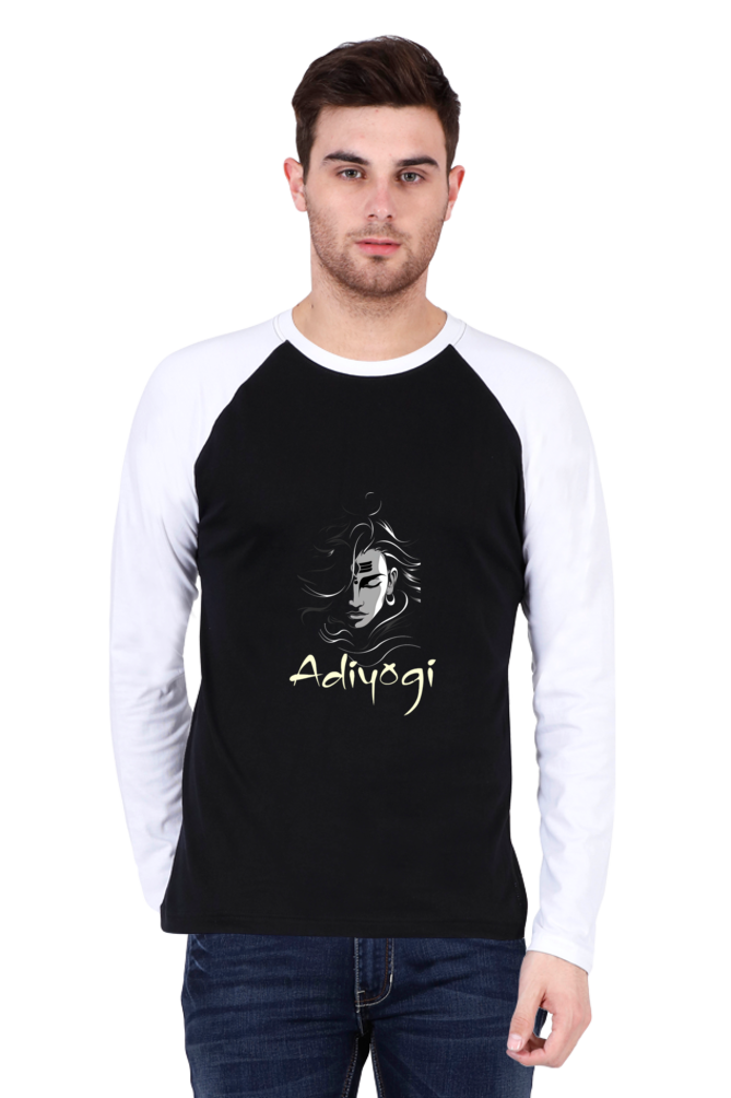 Shiv Ji Nataraja Raglan Full Sleeve T-Shirts for Men Vastrdhamm