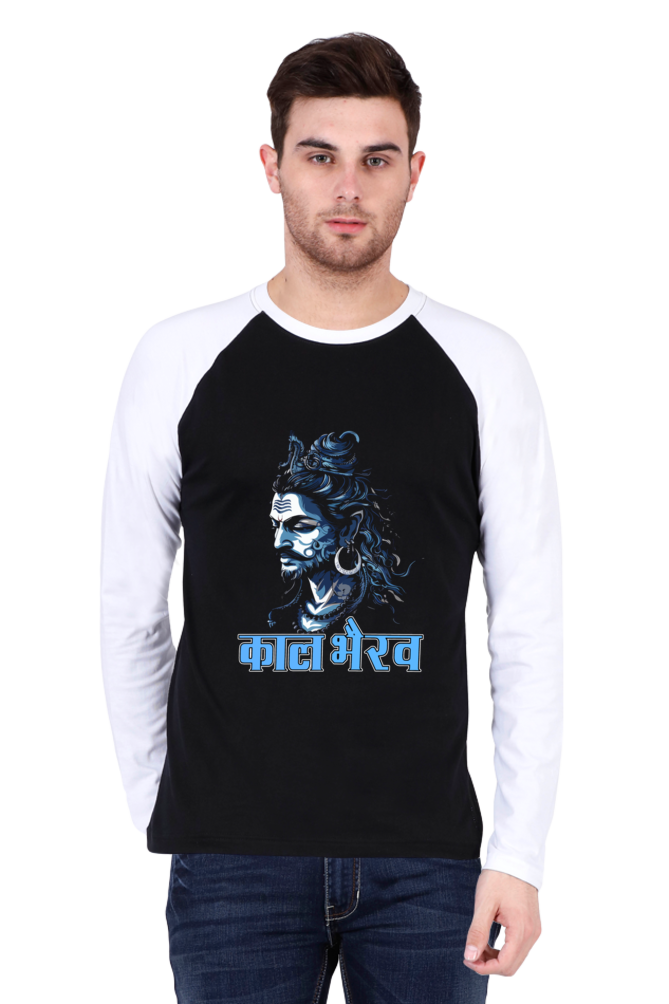 Shiv Ji Rudra Raglan Full Sleeve T-Shirts for Men Vastrdhamm