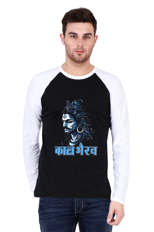 Shiv Ji Rudra Raglan Full Sleeve T-Shirts for Men Vastrdhamm