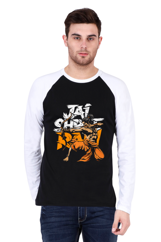 Ram Ji Dharma Protector Raglan Full Sleeve T-Shirts for Men Vastrdhamm