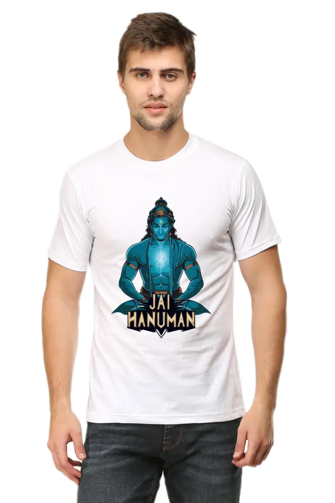 Hanuman's Tapasya Path to Divine Power T-Shirt | Regular Fit Vastrdhamm