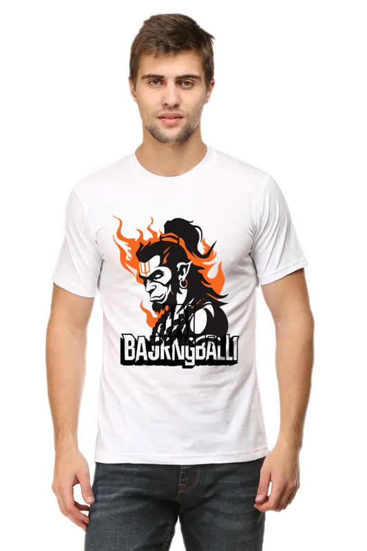 Hanuman The Symbol of Devotion and Strength T-Shirt | Regular Fit Vastrdhamm