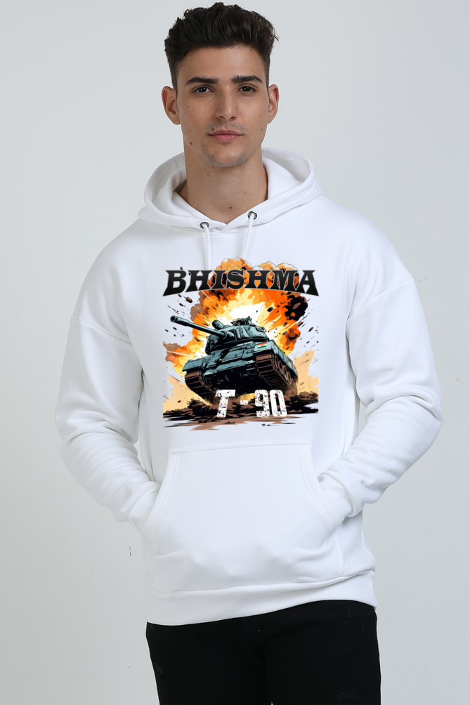 Bhishma T-90 Pride Oversized Hooded Sweatshirt T-Shirts  for Men Vastrdhamm