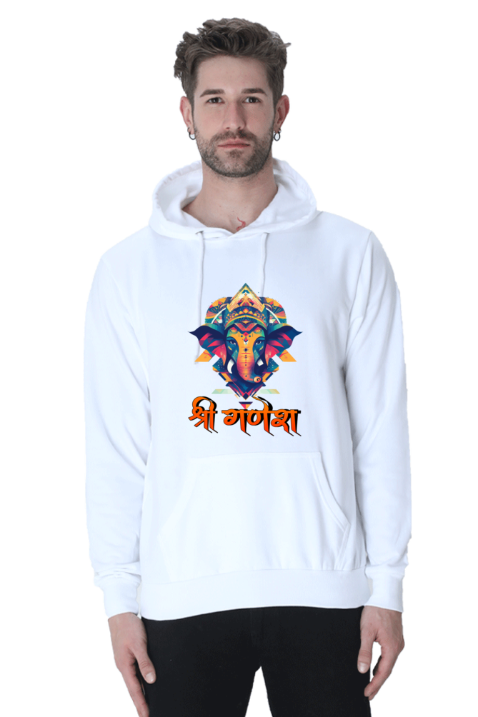 Jai Ganesha Protector Hoodie Sweatshirt T-Shirts for Men Vastrdhamm