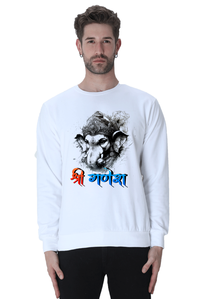 Jai Ganesha Power Sweatshirt T-Shirts for Men Vastrdhamm