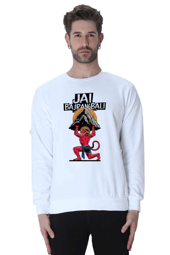 Hanuman Devotional Power Sweatshirt T-Shirts for Men Vastrdhamm