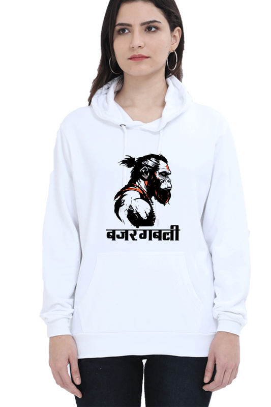 Hanuman Devotional PowerHoodie Sweatshirt T-Shirts for Women Vastrdhamm