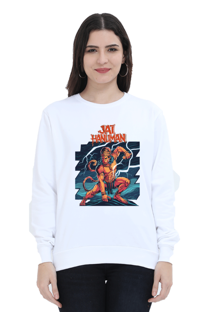 Hanuman Cosmic PowerSweatshirt T-Shirts for Women Vastrdhamm